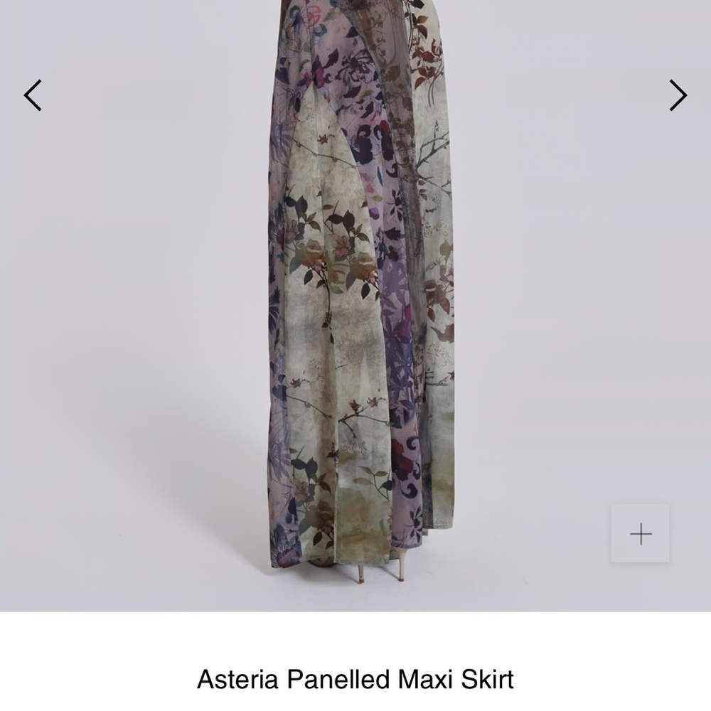 Jaded London Asteria Floral Maxi Skirt